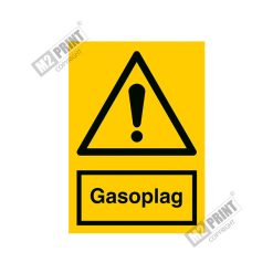 Advarselsskilt - Gasoplag