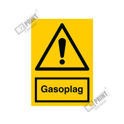Advarselsskilt - Gasoplag