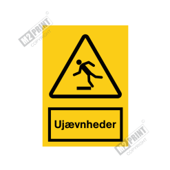 Advarselsskilt - Ujævnheder