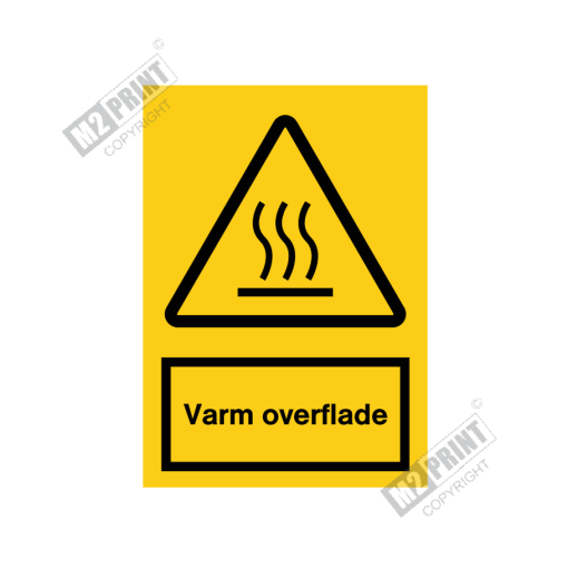 Advarselsskilt - Varm overflade