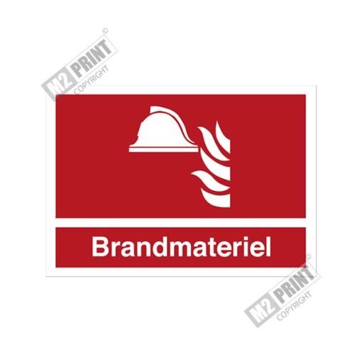 Brandskilt - Brandmateriel