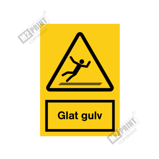 Advarselsskilt - Glat gulv