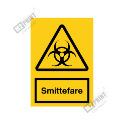 Advarselsskilt - Smittefare