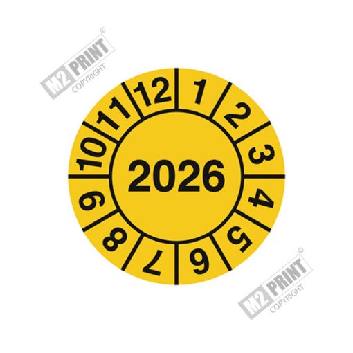 Kalibreringsmærke 2026 Ø 20mm, Ø 30mm, Ø 40mm