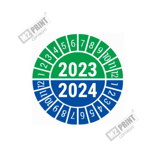 Kalibreringsmærke 2023 & 2024 Ø 20mm, Ø 30mm, Ø 40mm